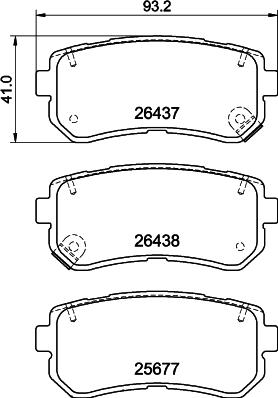 Pagid T2928 - Тормозные колодки, дисковые, комплект autodnr.net