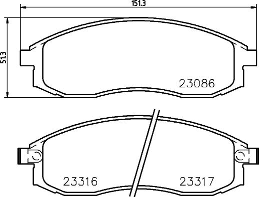 Pagid T3078 - Гальмівні колодки, дискові гальма autocars.com.ua