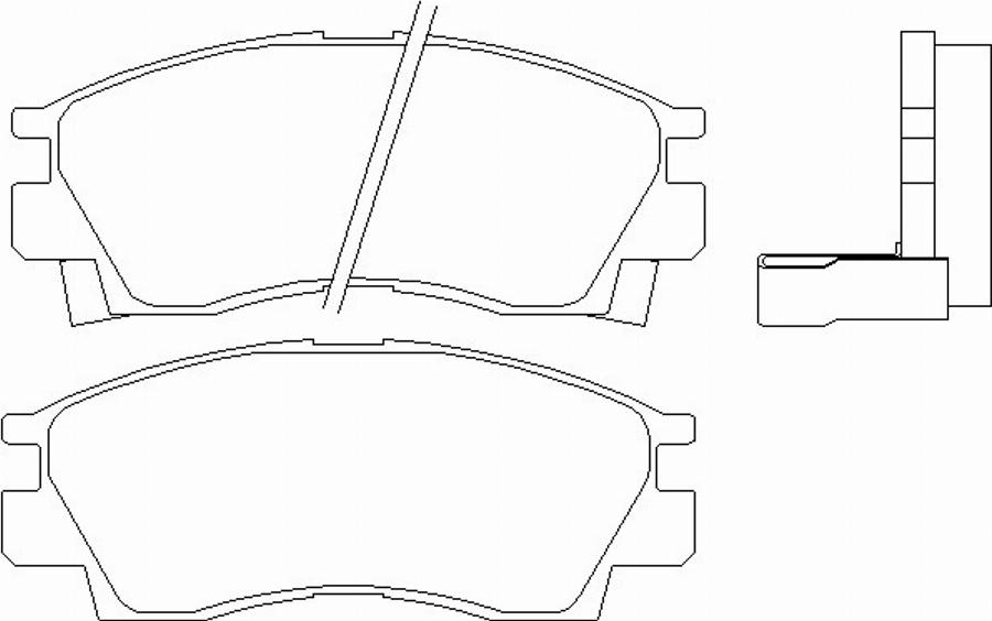 Pagid T3082 - Тормозные колодки, дисковые, комплект autodnr.net