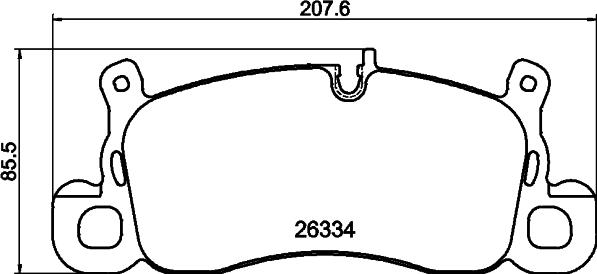 Pagid T3310 - Гальмівні колодки, дискові гальма autocars.com.ua