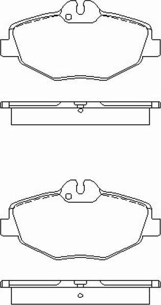 Pagid T5154EP - Тормозные колодки, дисковые, комплект avtokuzovplus.com.ua