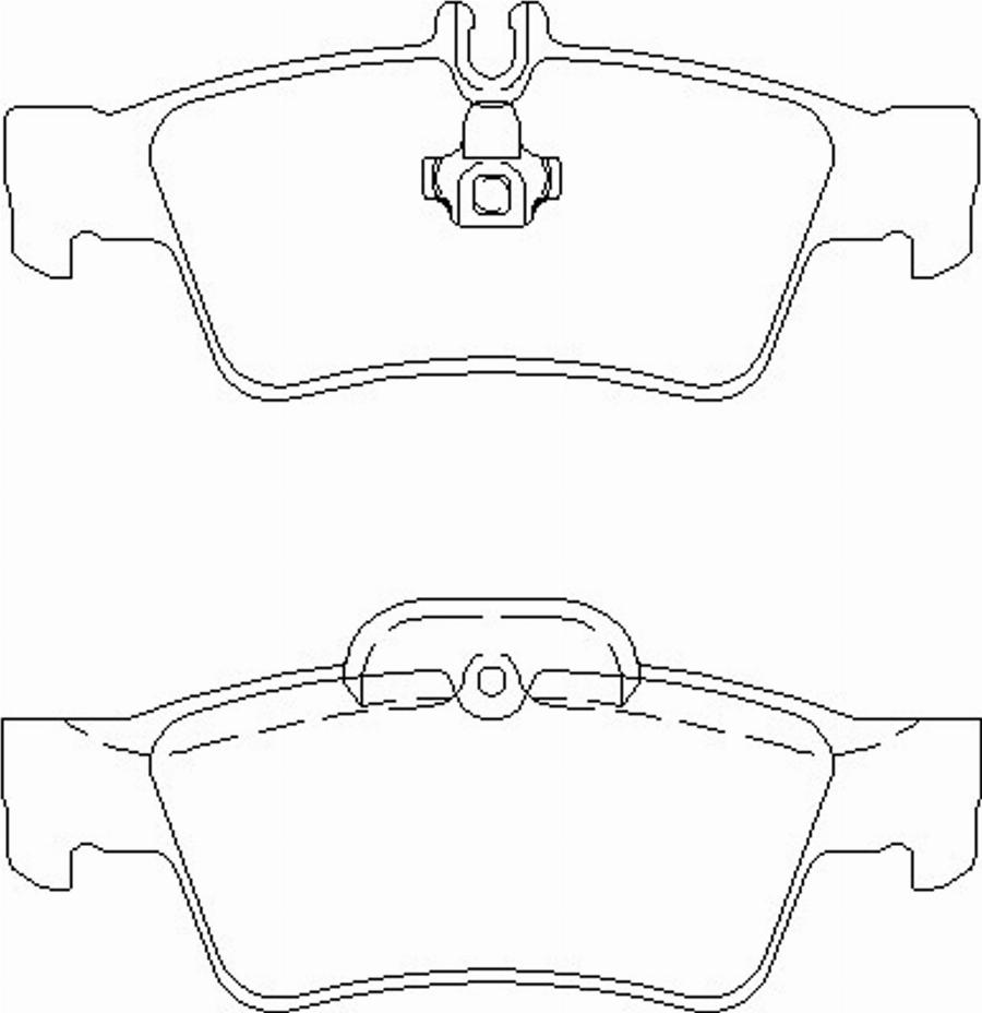 Pagid T5155EP - Тормозные колодки, дисковые, комплект autodnr.net