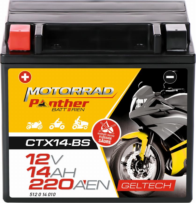 PANTHER GB.5121477 - Стартерна акумуляторна батарея, АКБ autocars.com.ua
