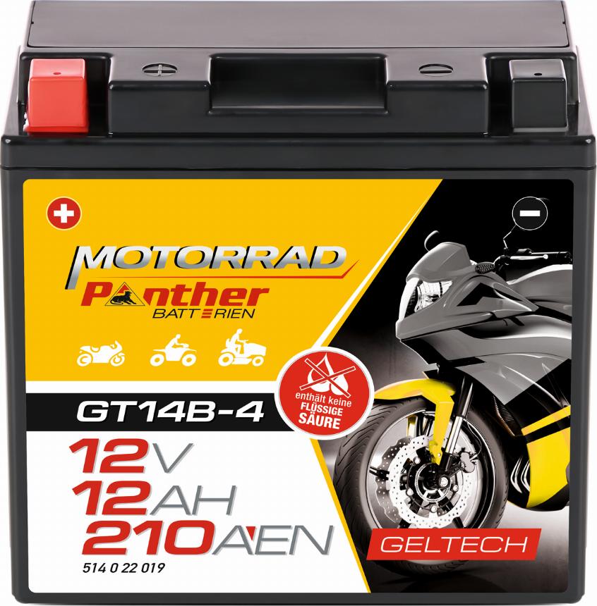 PANTHER GB.5142277 - Стартерна акумуляторна батарея, АКБ autocars.com.ua