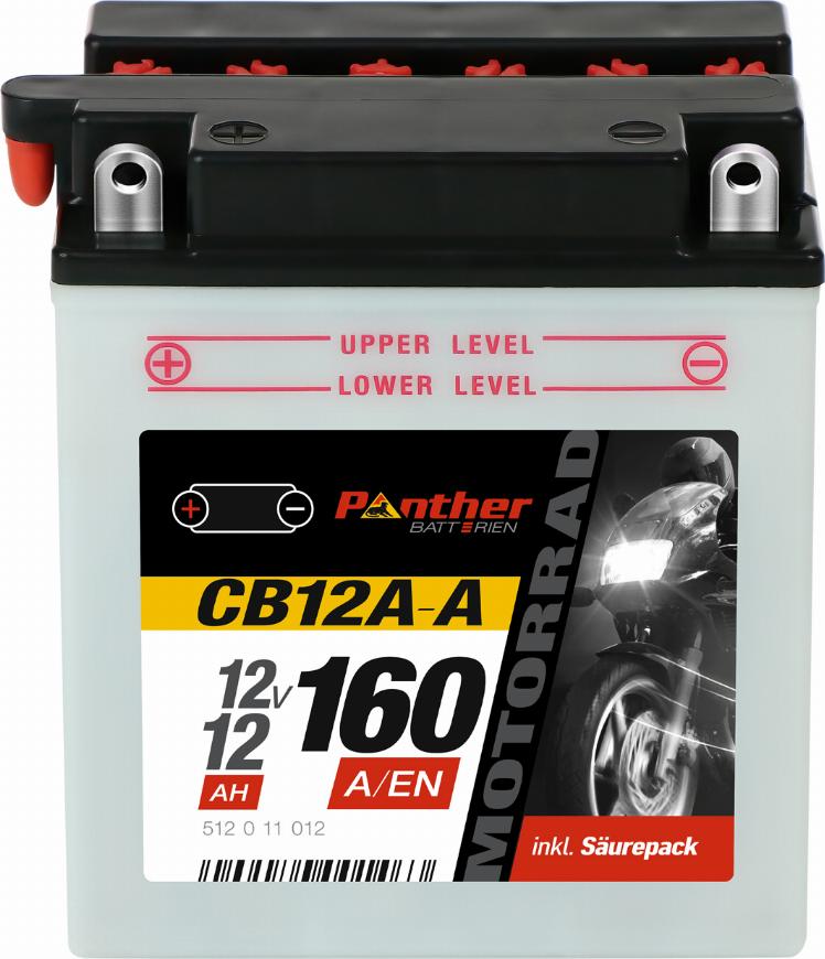 PANTHER MB.5121177 - Стартерна акумуляторна батарея, АКБ autocars.com.ua