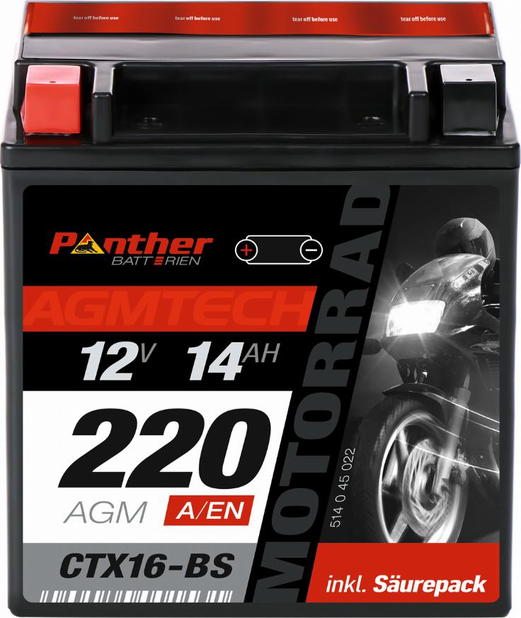 PANTHER MB.5144577 - Стартерна акумуляторна батарея, АКБ autocars.com.ua
