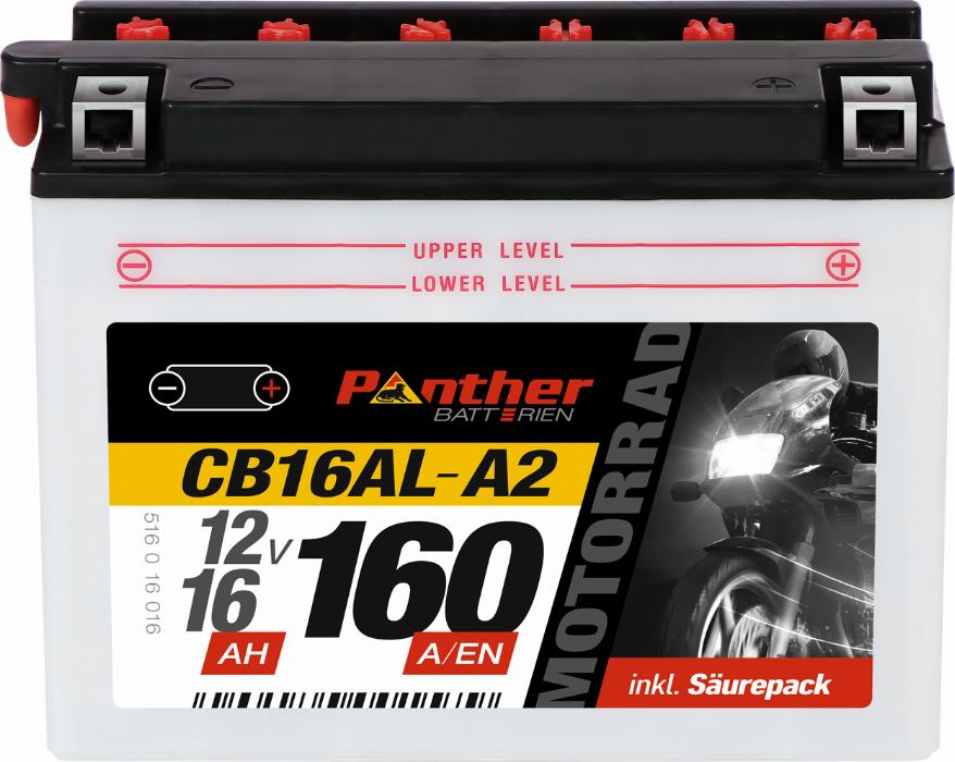 PANTHER MB.5161677 - Стартерна акумуляторна батарея, АКБ autocars.com.ua