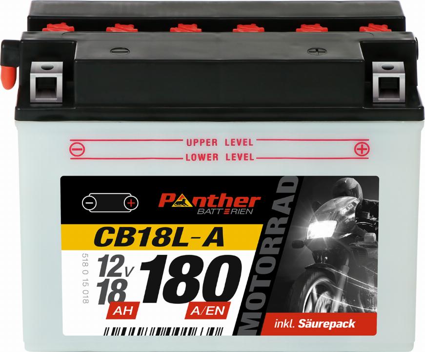 PANTHER MB.5181577 - Стартерна акумуляторна батарея, АКБ autocars.com.ua