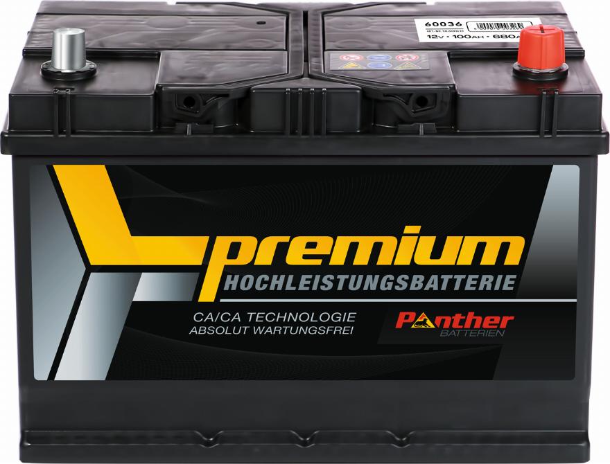 PANTHER SB.6003633 - Стартерна акумуляторна батарея, АКБ autocars.com.ua