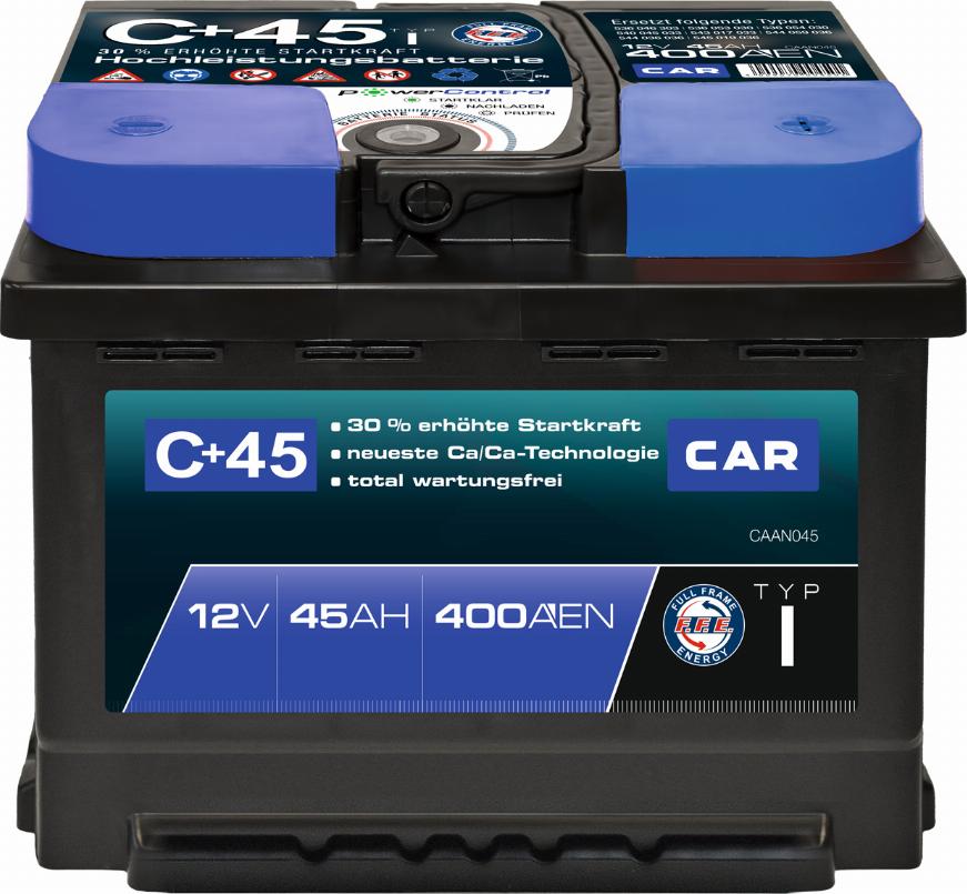 PANTHER SB.C45 - Стартерна акумуляторна батарея, АКБ autocars.com.ua