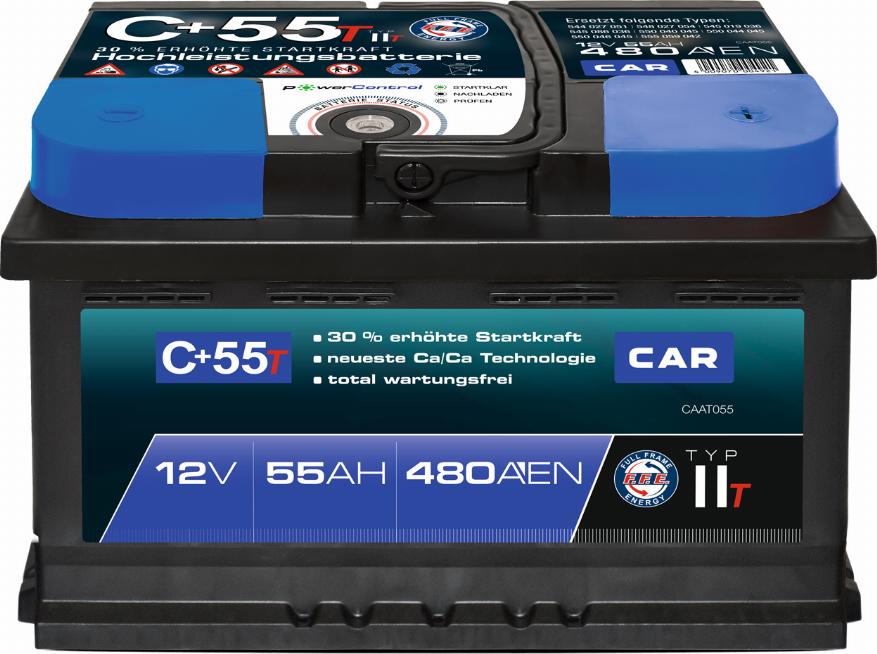 PANTHER SB.C55T - Стартерна акумуляторна батарея, АКБ autocars.com.ua