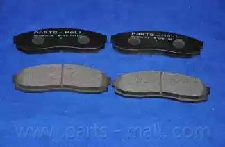 Parts-Mall PKB-003 - Тормозные колодки, дисковые, комплект avtokuzovplus.com.ua