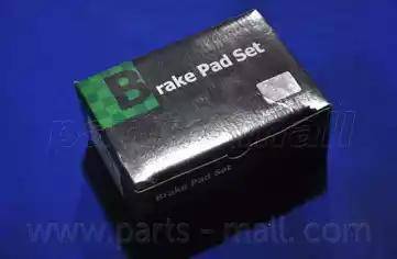 Parts-Mall PKB-005-S - Гальмівні колодки, дискові гальма autocars.com.ua