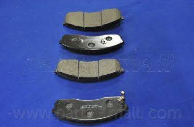 Parts-Mall PKB-013 - Тормозные колодки, дисковые, комплект avtokuzovplus.com.ua