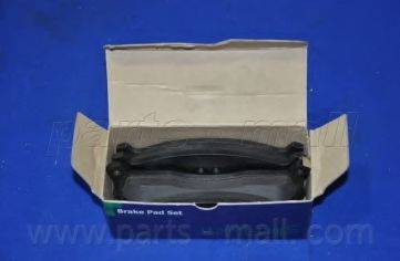 Parts-Mall PKB-015 - Тормозные колодки, дисковые, комплект avtokuzovplus.com.ua