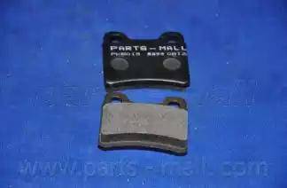 Parts-Mall PKB-019 - Тормозные колодки, дисковые, комплект autodnr.net