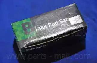 Parts-Mall PKC-008-S - Тормозные колодки, дисковые, комплект avtokuzovplus.com.ua