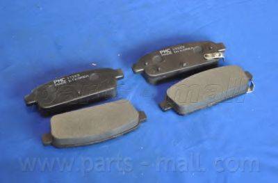 Parts-Mall PKC-024 - Гальмівні колодки, дискові гальма autocars.com.ua