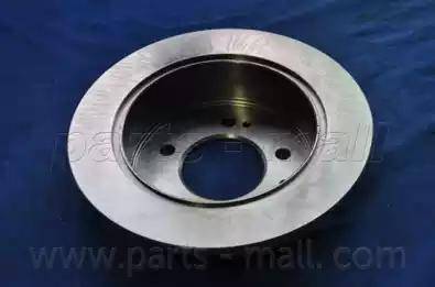 Parts-Mall PRA-040 - Гальмівний диск autocars.com.ua