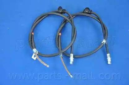 Parts-Mall PTA-387 - Трос, гальмівна система autocars.com.ua