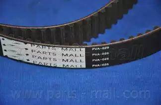 Parts-Mall PVA-025 - Зубчатый ремень ГРМ avtokuzovplus.com.ua