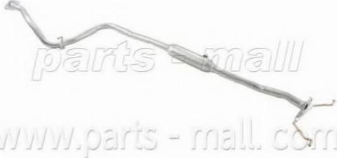 Parts-Mall PYB-145 - Середній глушник вихлопних газів autocars.com.ua