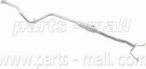 Parts-Mall PYB-146 - Середній глушник вихлопних газів autocars.com.ua