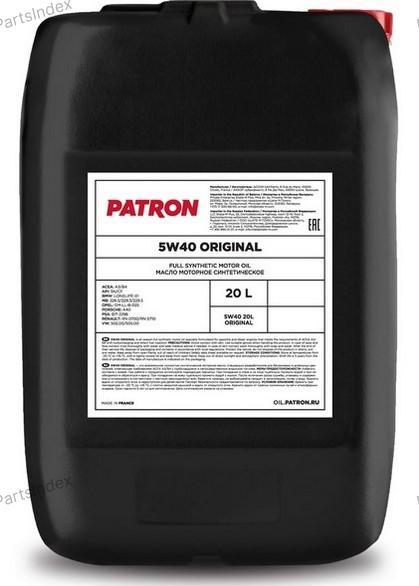 Patron 5W4020LORIGINAL - Масло ступенчатой коробки передач avtokuzovplus.com.ua