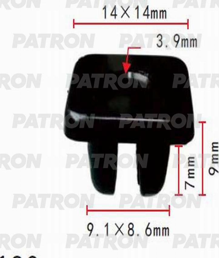 Patron P370016 - Зажим, молдинг / защитная накладка autodnr.net