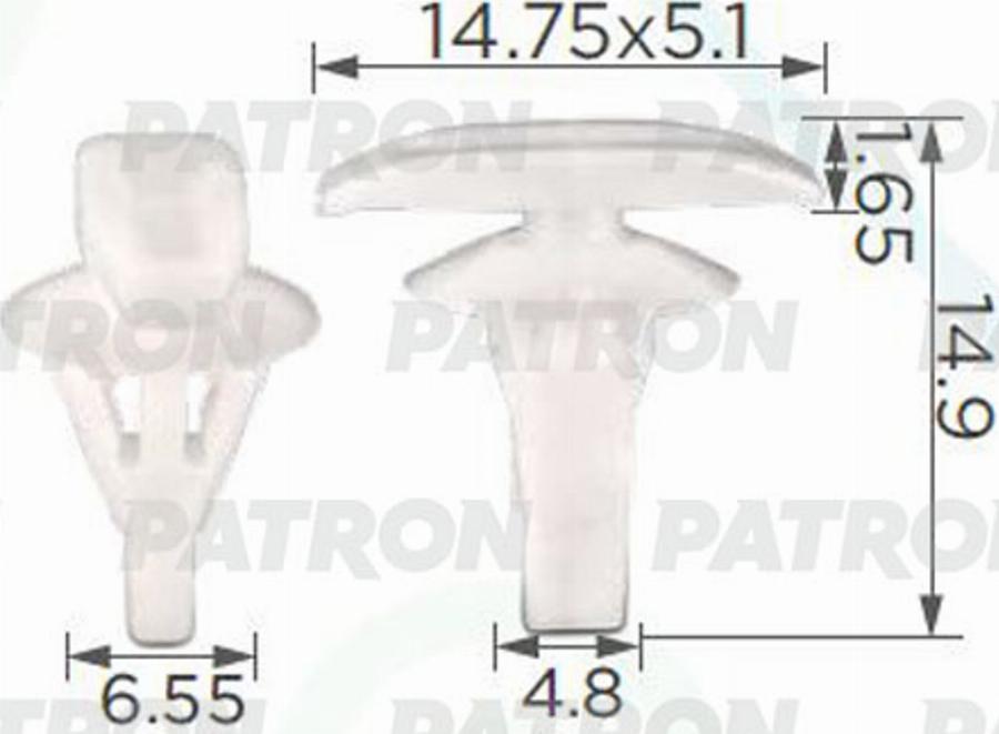 Patron P370102A - Зажим, молдинг / защитная накладка autodnr.net