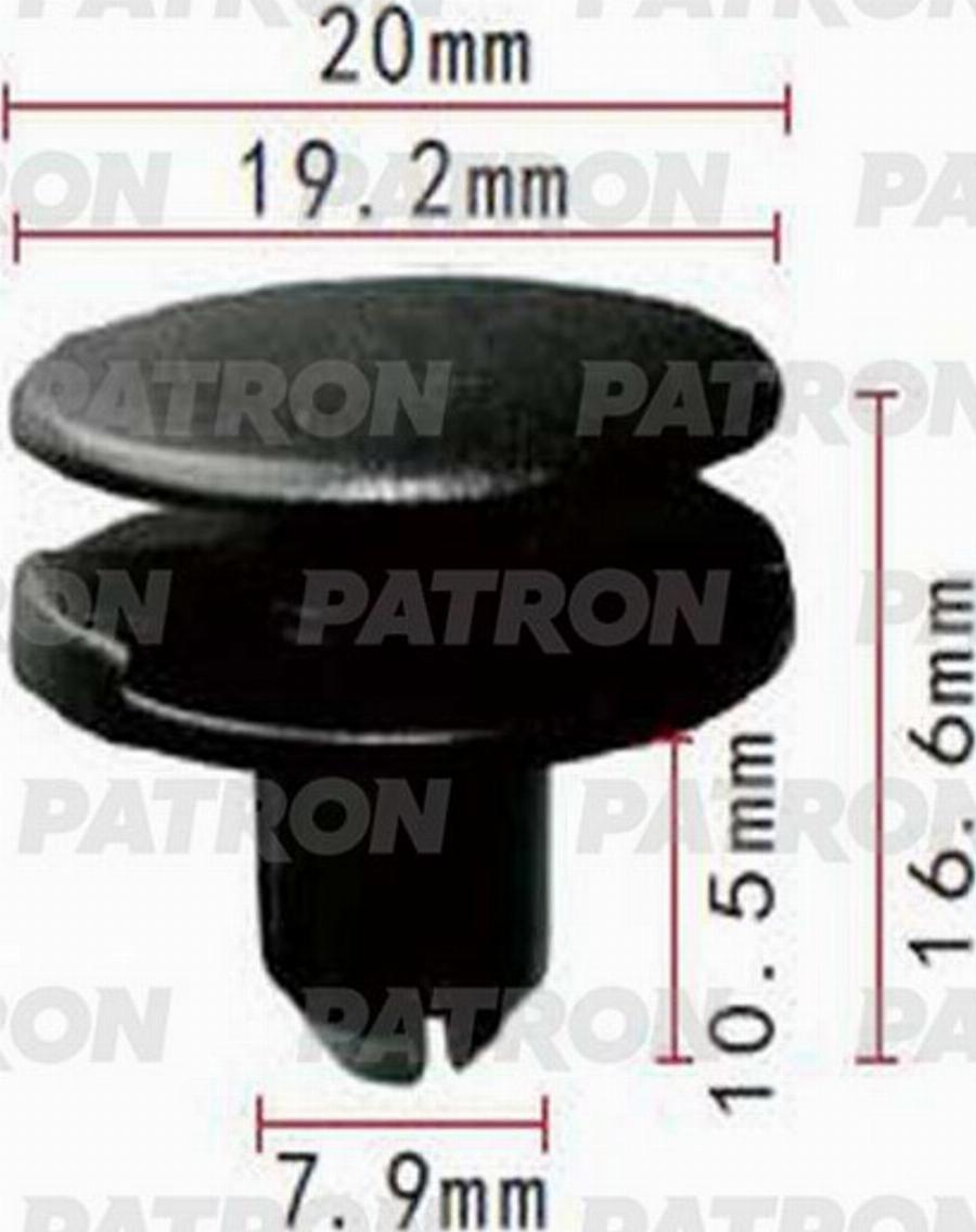 Patron P370951 - Зажим, молдинг / захисна накладка autocars.com.ua