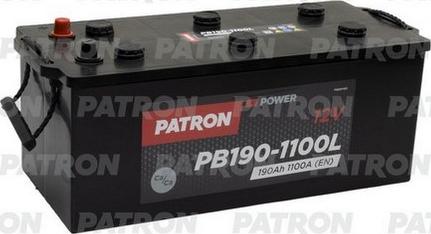 Patron PB190-1100L - Стартерна акумуляторна батарея, АКБ autocars.com.ua