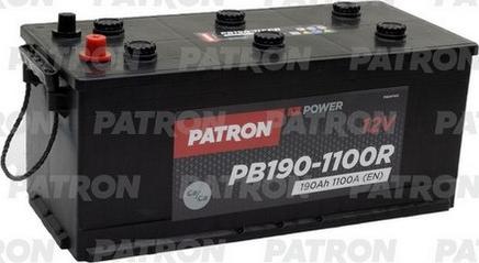 Patron PB190-1100R - Стартерна акумуляторна батарея, АКБ autocars.com.ua