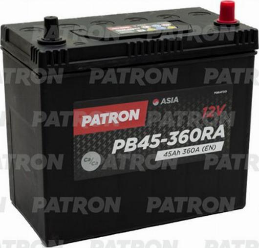 Patron PB45360RA - Стартерная аккумуляторная батарея, АКБ autodnr.net