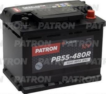 Patron PB55-480R - Стартерная аккумуляторная батарея, АКБ autodnr.net