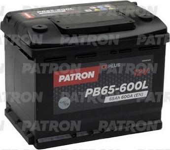 Patron PB65-600L - Стартерная аккумуляторная батарея, АКБ avtokuzovplus.com.ua