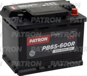 Patron PB65-600R - Стартерная аккумуляторная батарея, АКБ avtokuzovplus.com.ua