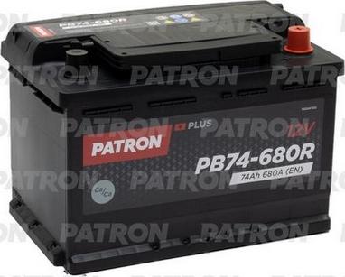 Patron PB74-680R - Стартерная аккумуляторная батарея, АКБ autodnr.net