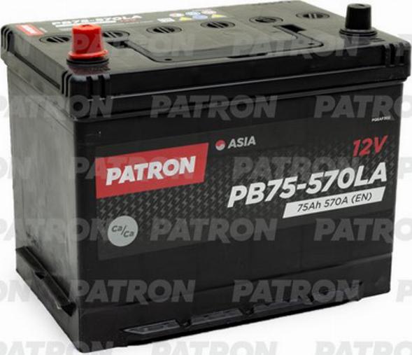 Patron PB75-570LA - Стартерная аккумуляторная батарея, АКБ autodnr.net