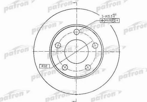 Patron PBD2666 - Тормозной диск autodnr.net