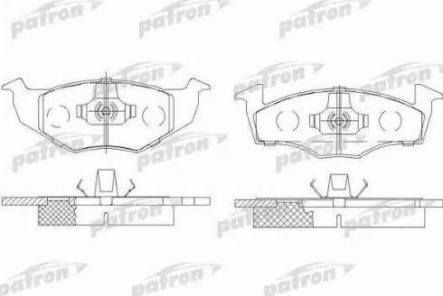 Patron PBP1054 - Тормозные колодки, дисковые, комплект autodnr.net