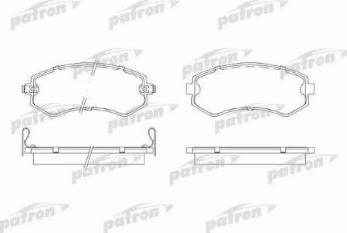 Patron PBP1166 - Гальмівні колодки, дискові гальма autocars.com.ua