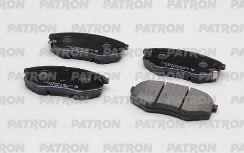 Patron PBP117KOR - Тормозные колодки, дисковые, комплект autodnr.net