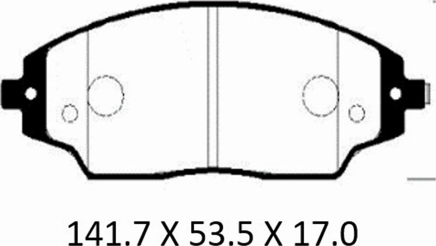 Patron PBP123KOR - Тормозные колодки, дисковые, комплект avtokuzovplus.com.ua