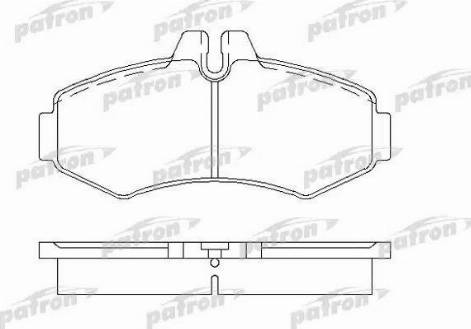 Patron PBP1304 - Гальмівні колодки, дискові гальма autocars.com.ua