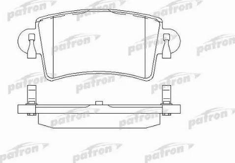 Patron PBP1453 - Гальмівні колодки, дискові гальма autocars.com.ua