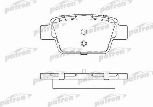 Patron PBP1469 - Гальмівні колодки, дискові гальма autocars.com.ua