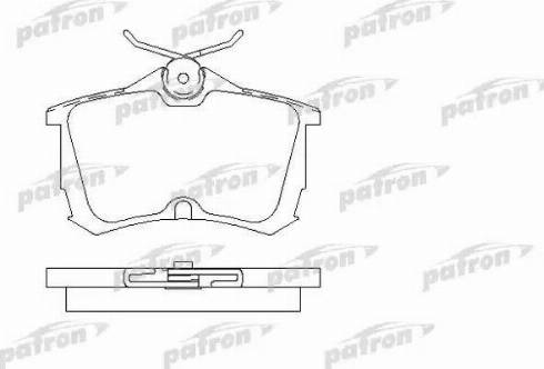 Patron PBP1506 - Тормозные колодки, дисковые, комплект autodnr.net