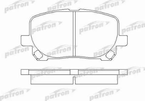 Patron PBP1529 - Гальмівні колодки, дискові гальма autocars.com.ua