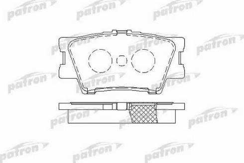 Patron PBP1892 - Гальмівні колодки, дискові гальма autocars.com.ua